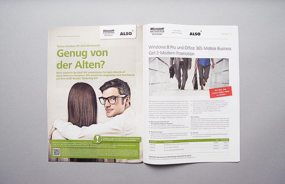 ALSO Deutschland Software Guide Magazin Fachhandel KOMMUNIKATION LOHNZICH