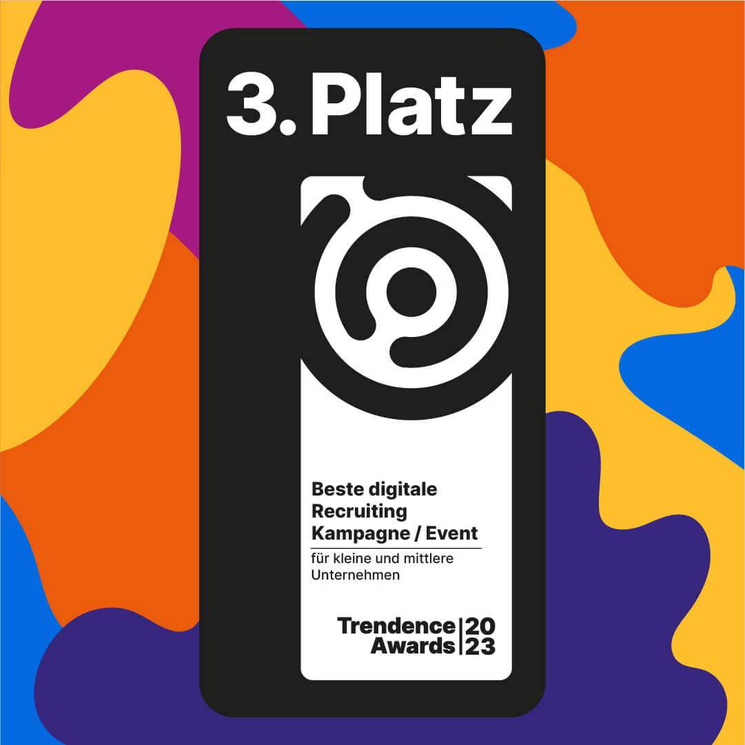 3 Platz Trendence Awards 2023 Recruiting Kampagne Stadt Dorsten KOMMUNIKATION LOHNZICH
